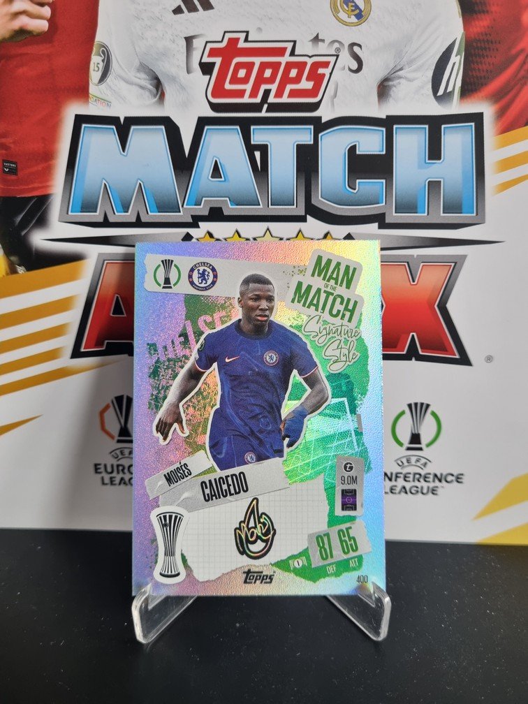 Topps Match Attax 24/25 – Moisés Caicedo – Man of the Match Signature Style