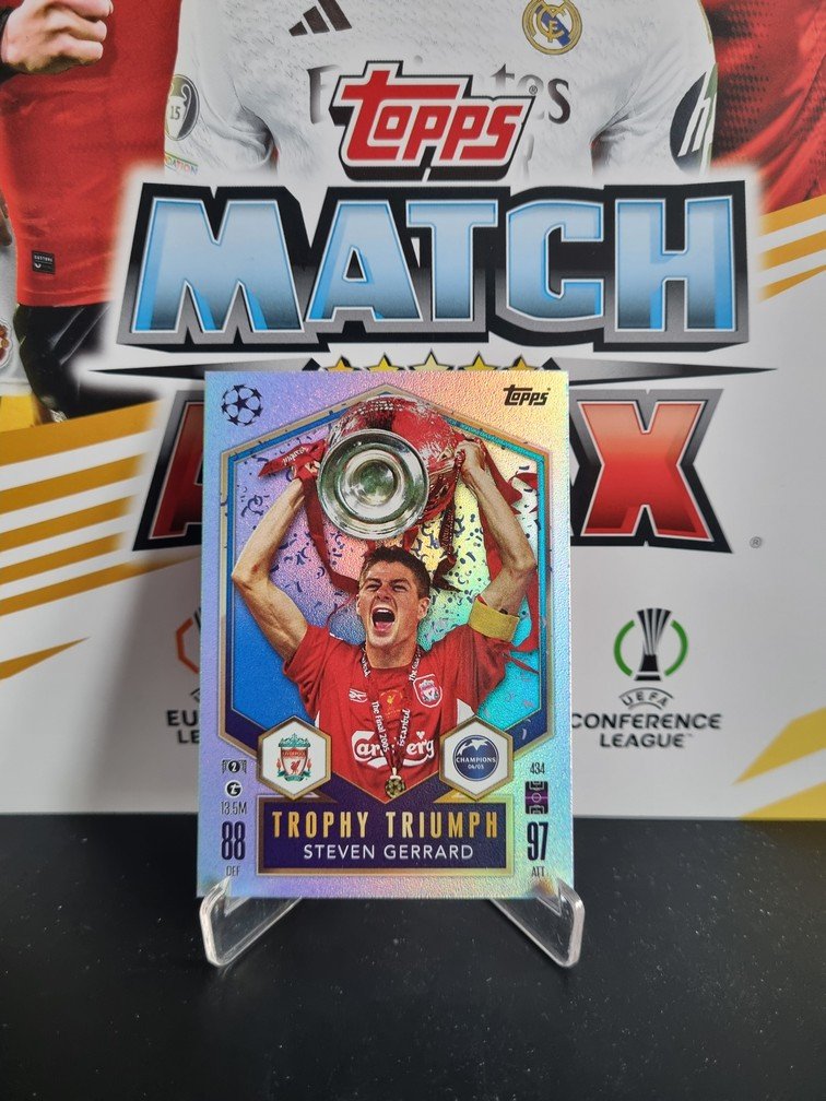 Topps Match Attax 24/25 – Steven Gerrard – Trophy Triumph