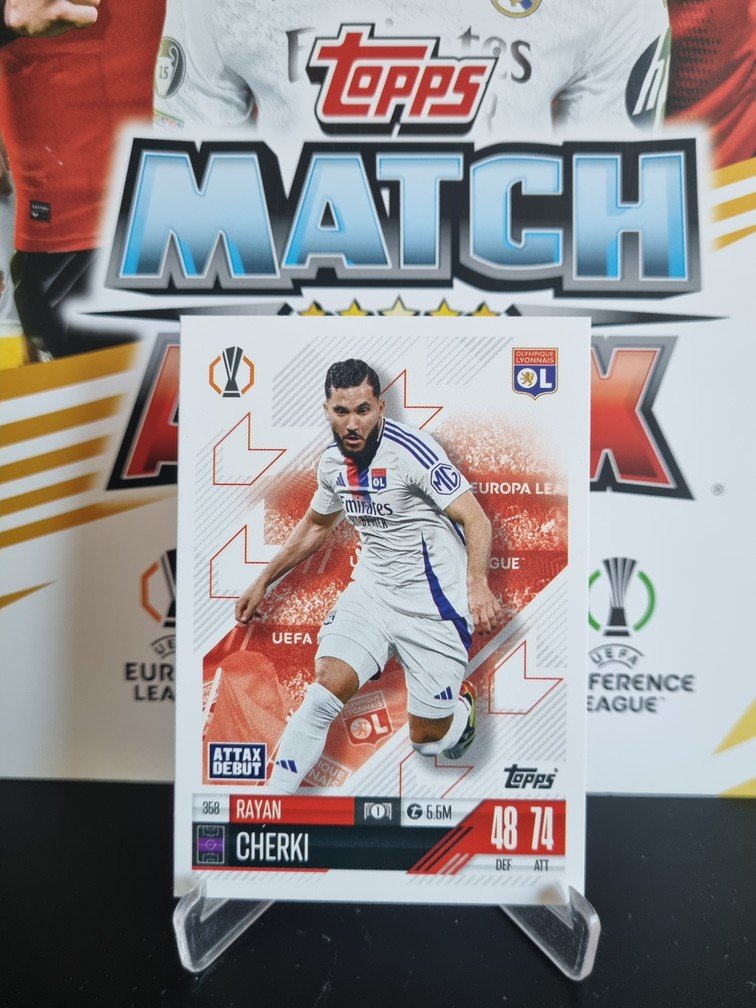 Topps Match Attax 24/25 – Rayan Cherki – Basic – Attax Debut